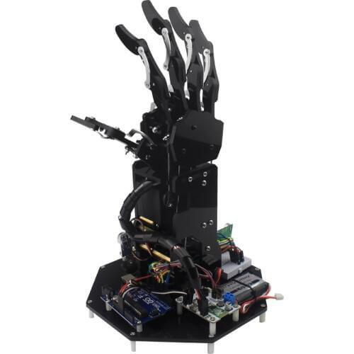 DIY Arduino Arm palm bionic robot 7.4 volt lithium battery RC parts robot toy
