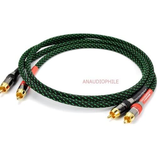 HiFi RCA Audio Cable RCA Male To Male RCA Interconnect Cable Preamp Amplifier DAC CD Player RCA Phono Cable