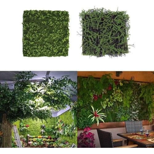 1pcs 40cm*40cm Artificial Moss Lichen Simulation Fake Green Plants for Garden Patio Decoration