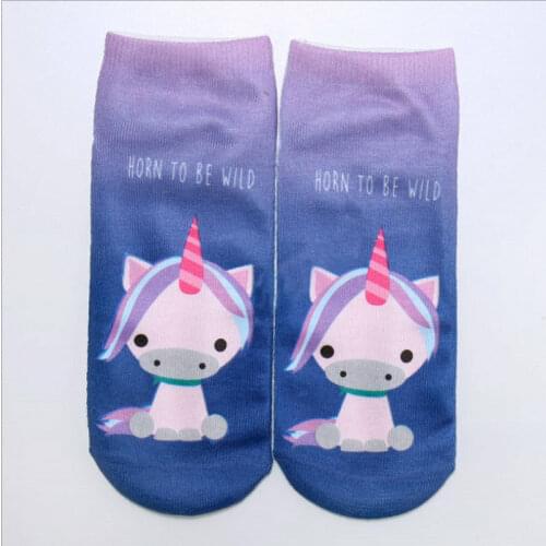 ITFABS Newest Arrivals Fashion Hot 3D Casual Creative Animal Cartoon Print Women Men Girls Unisex Casual Cute Ankle Socks