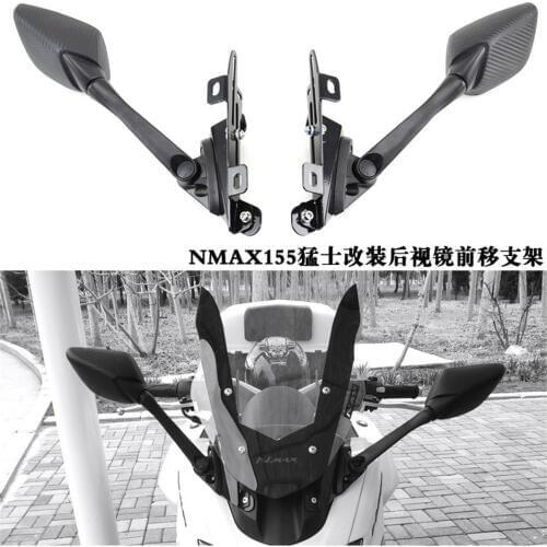 Modified Motorcycle nmax mirror bracket set adjustable windscreen windshield bracket for yamaha nmax155 nmax 150 2016-2019