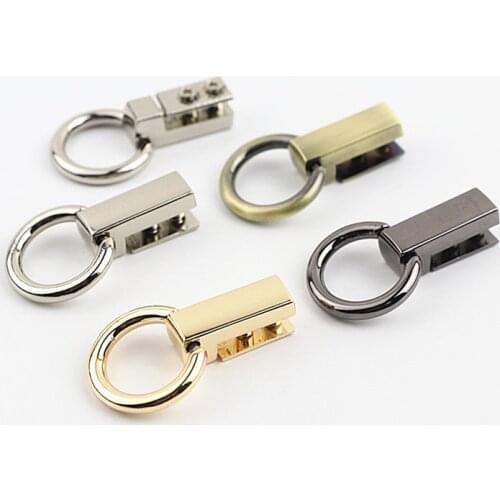 Wholesale accessories screw Metal Strap Connector hanger sides gusset top handle clips hanger