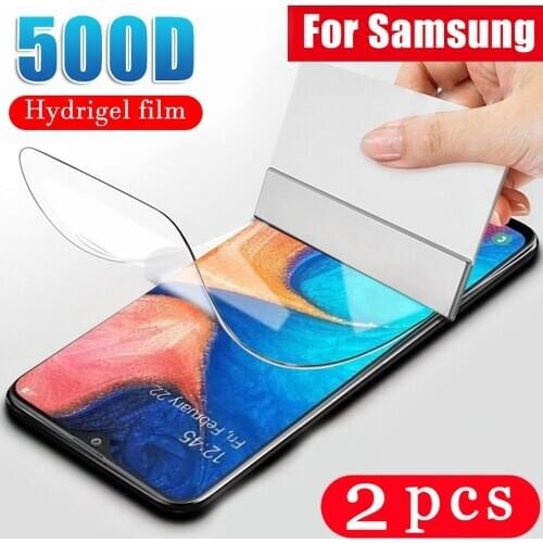 Full cover hydrogel film for Samsung Galaxy A11 A21 A31 A41 A51 A50 A60 A71 A80 A91 phone screen protector Not Glass
