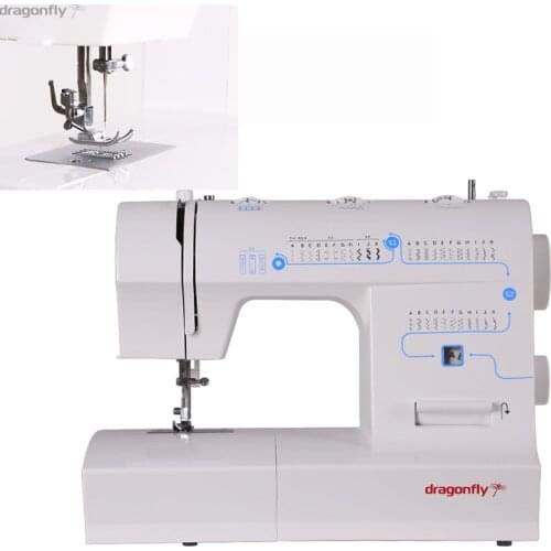 LM1108 Domestic sewing machine dragonfly brand model 2235 33 stitches double needle