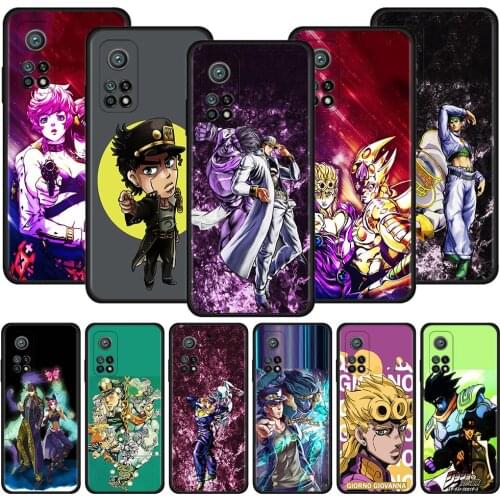 JoJo Bizarre Adventure Silicone Phone Case For Xiaomi Mi 11 Ultra 11X Pro 11i 10S Note 10 10T Lite 5G 9T Soft TPU Cover Shell