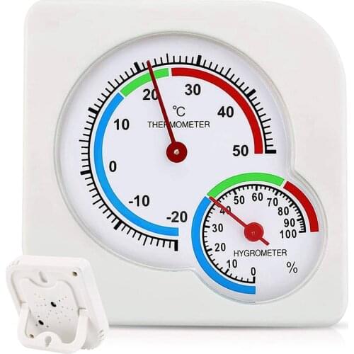2 In 1 Mini Indoor Outdoor Thermometer Hygrometer High Accurate Digital Humidity Monitor Temperature Humidity Gauge Test Tool