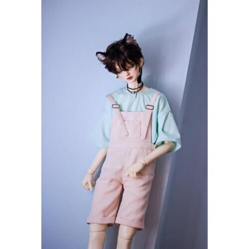 [wamami] Pink Overalls Rompers Pants 1/3 1/4 SD17 Male BJD Dolls Dollfie Outfits