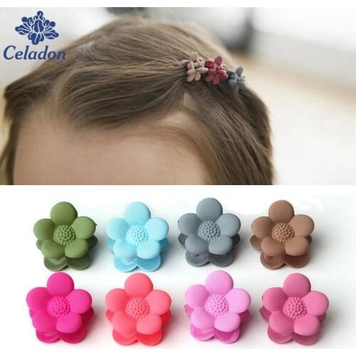 Hairclip Plastic Childrens Hairpin Oval Flower Butterfly Pattern Barrette Party Wedding Hairpin Kids Baby Hair Clip For Kids