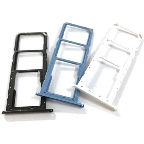 100PCS Sim Tray Holder For Samsung Galaxy A11 A115F SIM Card Tray Slot Holder Adapter Socket Repair Parts