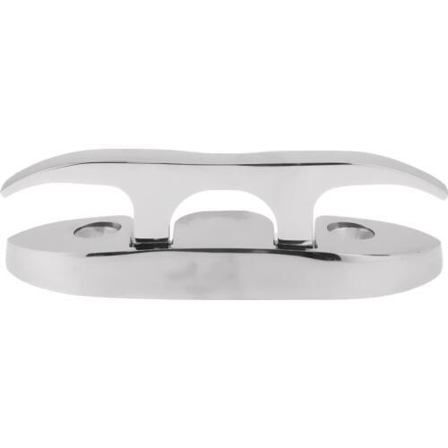 2 Piece FOLDING CLEAT Boat Marine Hardware Stainless Steel Cleat 4-1/2"