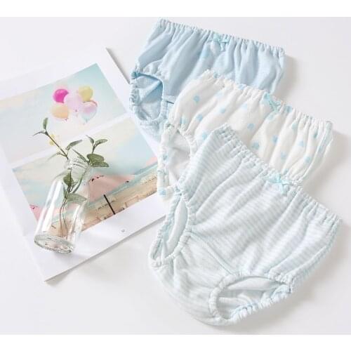 3Pcs/Lot Baby Panties Summer Toddler Girls Shorts Cotton Newborn Infant Girl Panties Baby Training Diaper Pants Baby Underwear