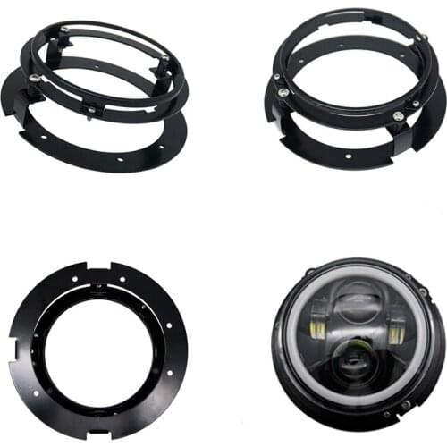 5 3/4" Motorcycle Housing Bucket Bracket Lamp Holder Mounting For Sportster 5.75 inch led headlight for Dyna XL883