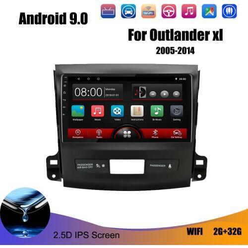 2 Din Car Radio Multimedia Player Navigation GPS For Mitsubishi Outlander xl 2 2005-2011 Android 8.1 2 Din Radio Audio GPS