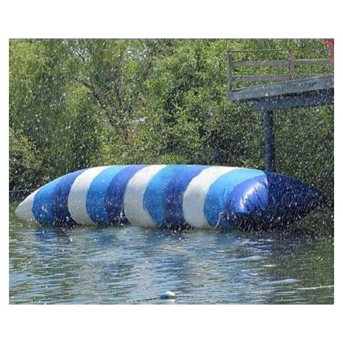 Free Shipping Crazy 5X2M Inflatable Water Catapult Blob Water Sport Toy Inflatable Jumping Pillow Floating Water Blob For Adults