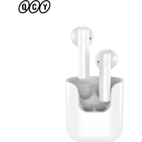 QCY T12 Wireless headphones Bluetooth 5.1 TWS Earphones AAC Low Latency with Type-C Port
