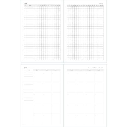 B6 Suede Travel Notebook with Combination Lock Password Star Agenda Diary Journal Notepad Stationery