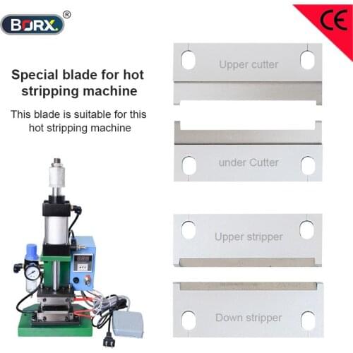 BORX 4 pieces/set Hot stripping machine blade Pneumatic hot stripping machine heating pipe fittings