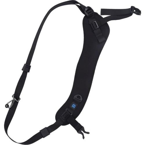 PULUZ Quick Release Anti-Slip Soft Pad Nylon Breathable Curved Camera Strap with Metal Hook for SLR / DSLR Cameras