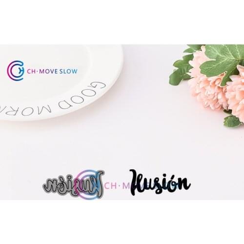 CH Spanish Delusion Stencil Metal Cutting Dies For Scrapbooking Practice Hands-on DIY Album Decor Card Craft Dies