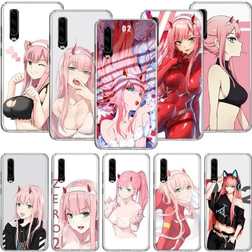 Zero Two Darling In The Franxx 002 Phone Case For Huawei P30 P40 P20 P10 Mate 20 10 30 Lite Pro P Smart Z Plus Printing Cover Co