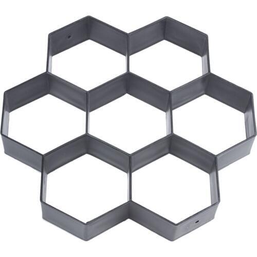 DIY Patio Walk Maker Stepping Stone Concrete Paver Mold Reusable Path Maker Mold Garden Paving Stone Molds 30*30cm