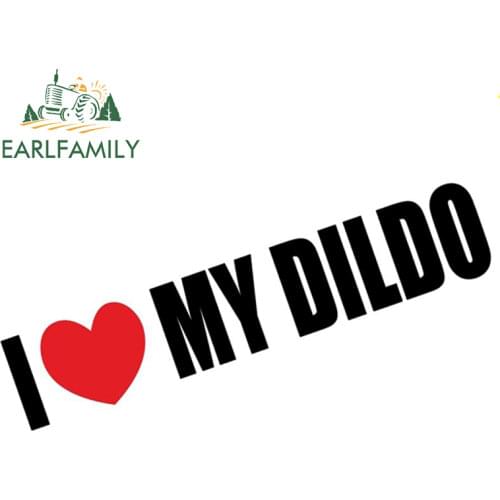 EARLFAMILY 15cm I Love My Dido Joke Car Motorbike Vinyl Sticker Graphic Decal Funny Prank Car Sticker Decoration