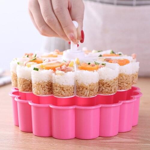 Cake Pan Sushi Mould Set Wakeware Creative Heart Shaped Sushi Mould Baking Jelly Pudding Cup Melaleuca Rice Ball Mould
