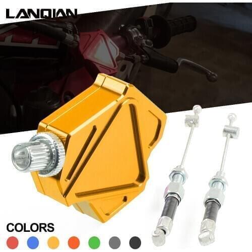 Motorcycle CNC Stunt Clutch Lever Easy Pull Cable System For Suzuki RM RMZ RMX DR Djebel 85 125 250 400 450 S SM XC SB Parts