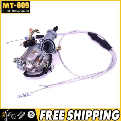 Hight Performance KEIHIN PZ30 30mm Carburetor Power Jet Accelerating Pump +Dual Cable IRBIS For 200cc 250cc Motorcycle Dirt bike