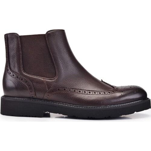 Nevzat Onay Genuine Leather Brown Men Boots -11261
