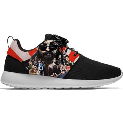 The Boys TV Show Anime Cartoon Fashion Funny Cool Sport Running Shoes Casual Breathable Lightweight 3D Print Men Women Sneakers