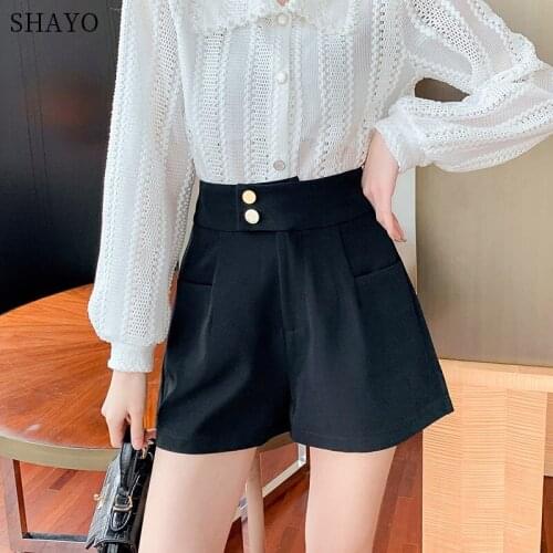 MEUSSIAOZI Women's High Waist Shorts