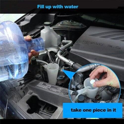 New 10PC Car Accessories Multifunctional Effervescent Spray Glass Cleaner Car Stuff For Bmw e46 Ford focus 2 Volkswagen Audi a3