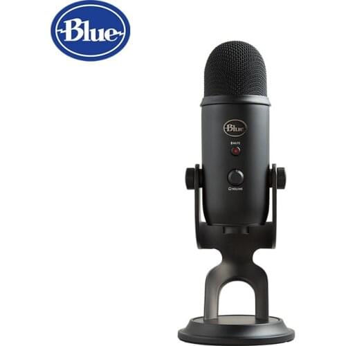 Original Logitech Blue Yeti Condenser Microphone USB Noise Reduction Professional Recording Live Broadcast Anchor Game For Mac