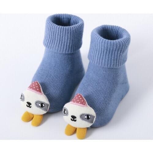 Autumn winter soft comfortable cotton Lovely baby socks cartoon Animal Newborn baby boy girl Anti-slip floor socks