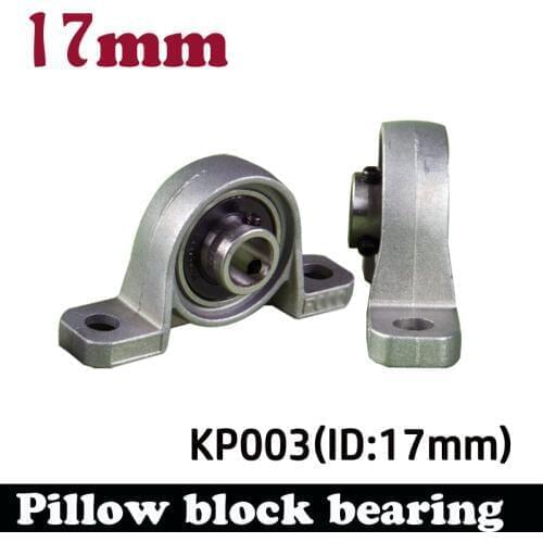 17mm caliber Zinc Alloy mounted bearings KP003 UCP003 P003 insert bearing pillow block bearing housing