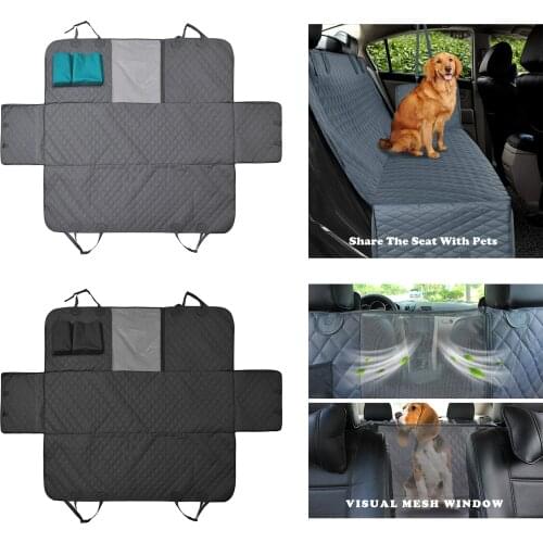 Dog Car Seat Cover Nonslip Truck SUV Dog Backseat Protector Protective Mat Scratch Proof Cars Backing Hammock