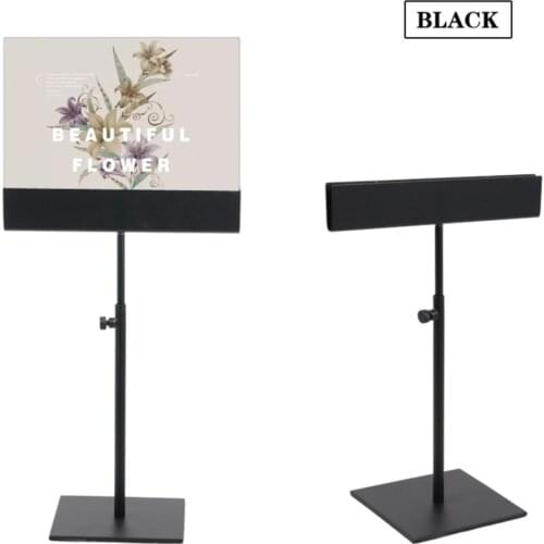 Adjustable Menu Display Stand Kt Board Double-sided Display Holder For A4 Pop Poster Modern Design Desktop Hb34