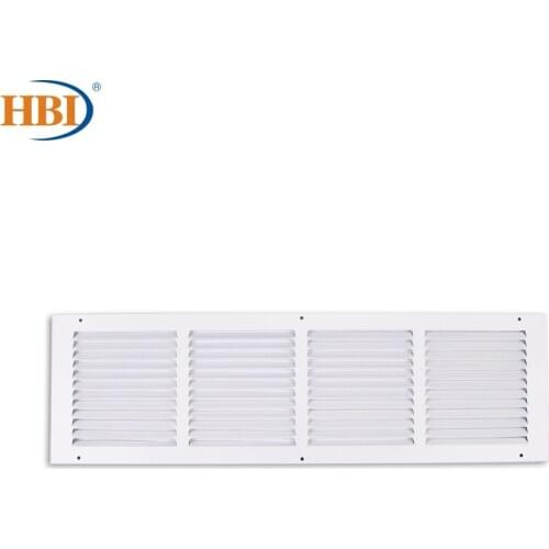 HBI 10PCS W24"xH6" Steel White Finished Return Air Grilles Ceiling Air Vent Ceiling Duct Cover Air Register Ventilation Grilles