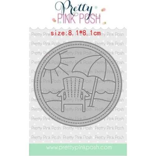 Sirius Summer seaside circular Metal cutting dies cut die mold card Scrapbook paper craft knife mould blade punch stencils new