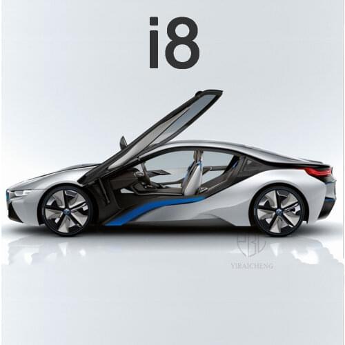 1/24 I8 Alloy Sports Car Miodel Toy Static Diecast Car Models 3 Doors Can Ben Opened For Collections Childrens Gifts Box Package