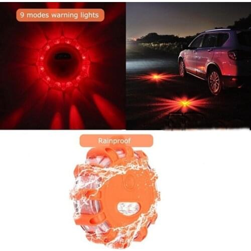 LED Road Roadside Light Emergency Safety Flashing Beacon Roadside Warning Strobe Lamp SOS Signal Light car accessories interior