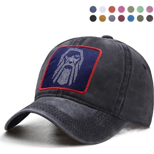 Vikings Odin Europe Northern Baseball Cap Dad Trucker Solid Snapback Bone Hat Woman Ponytail Berets Caps Casquette Hats Gorras
