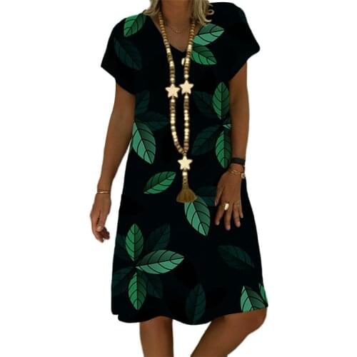 Flower Print Casual Women Dresses Casual Elegant Short Sleeve Vestidos Aesthetic Summer Sexy Beach Robe Femme Vestidos De Fiesta