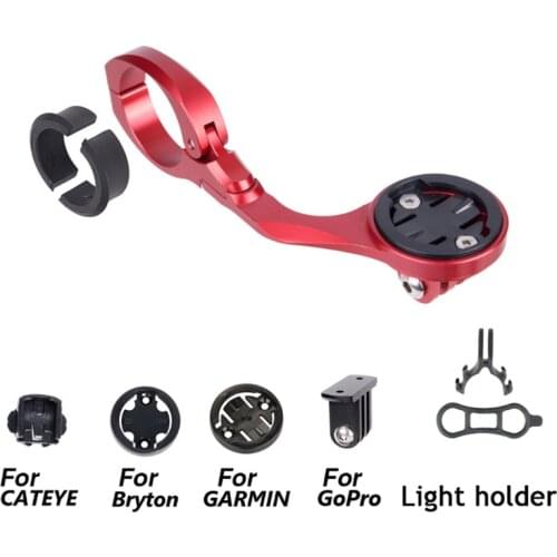 ZTTO MTB Bicycle GPS Computer Holder Extension Out-front Stand For GoPro Sports Camera Light Mount Handlebar 072