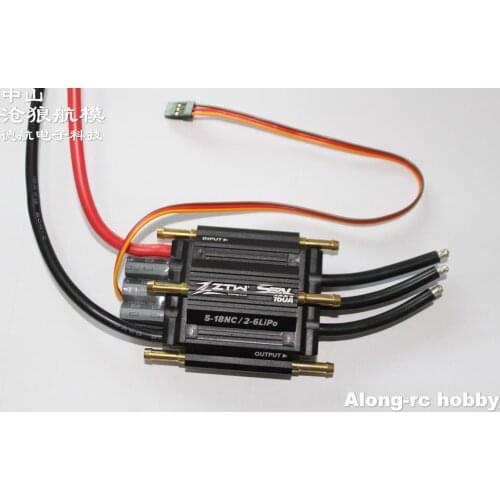 Free shipping - ztw SEAL SBEC 90A 130A 200A 300A Waterproof brushless ESC For Boat With Water-cooling System RC boat model PART