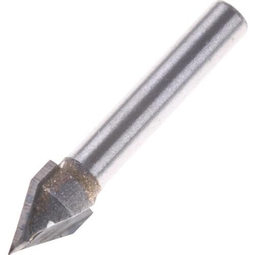 1pcs Tungsten Steel 60 Degree V Groove Bit CNC Router 6x10mm 1/4" Shank Engraving Wood Working Tool