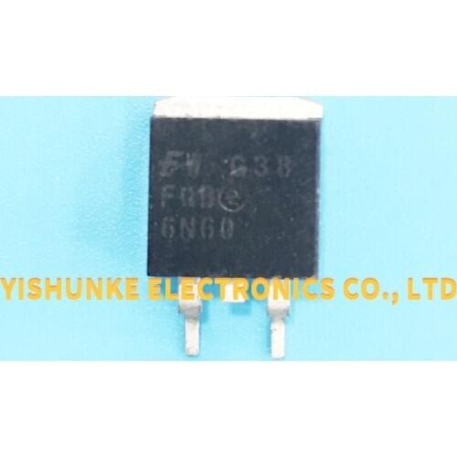 10PCS FQB6N60 AIC1185 RF2001N3D AS611 NDB603AL HY1607 TO-263