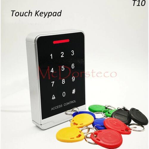 10000 User Door Access Control Touch Keypad Access Control Backlit digital panel Rfid 125Khz Card Access Control System