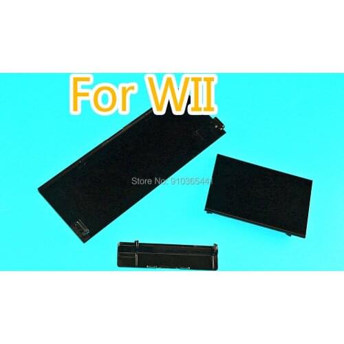 2sets 3 in 1 Plastic Memory Card Door Slot Cover Protective Shells Lids Door Cover Replacement For Nintend Wii Controller